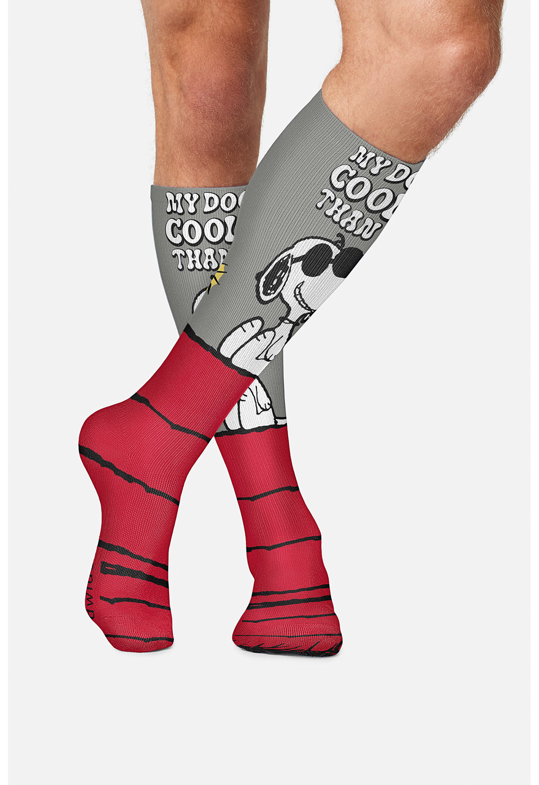 Tooniforms Legwear Men's TMPRINTSUPPOR Men's 10-15mmHg Compression Socks