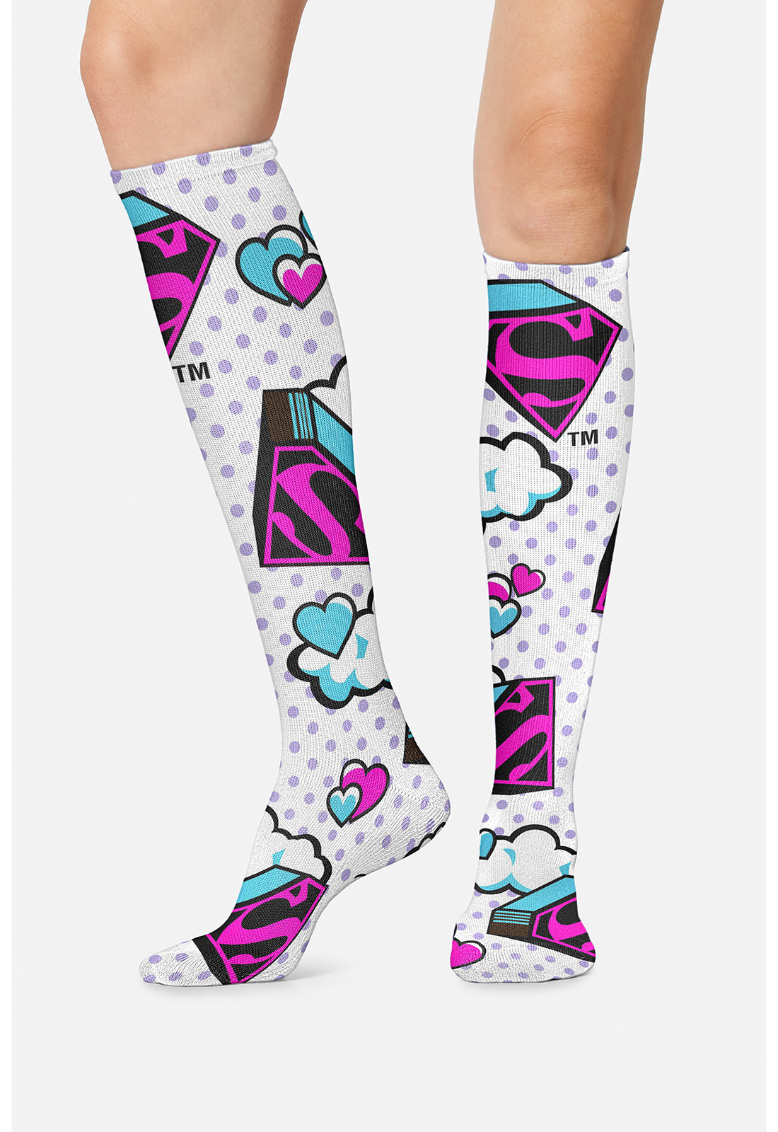 Tooniforms Legwear Women's TPRINTSUPPOR Women's 10-15mmHg Compression Socks