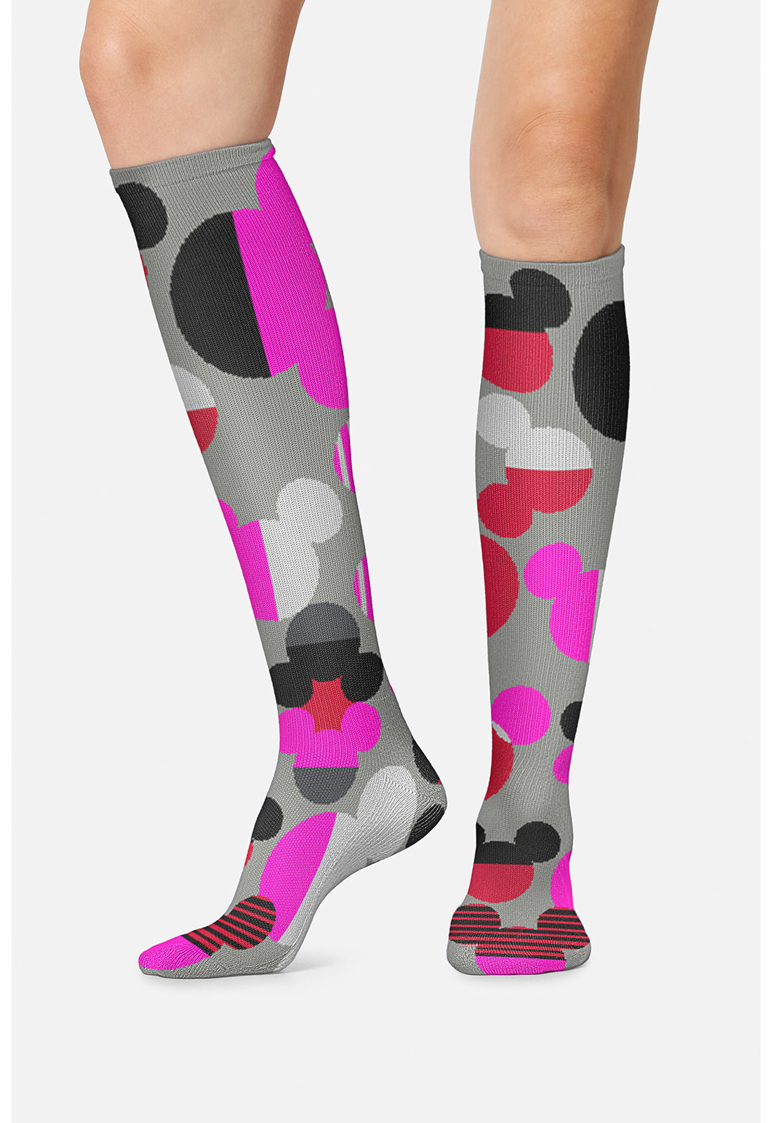 TF TOONS LEGWEAR Women's TPRINTSUPPOR Women's 10-15mmHg Compression Socks