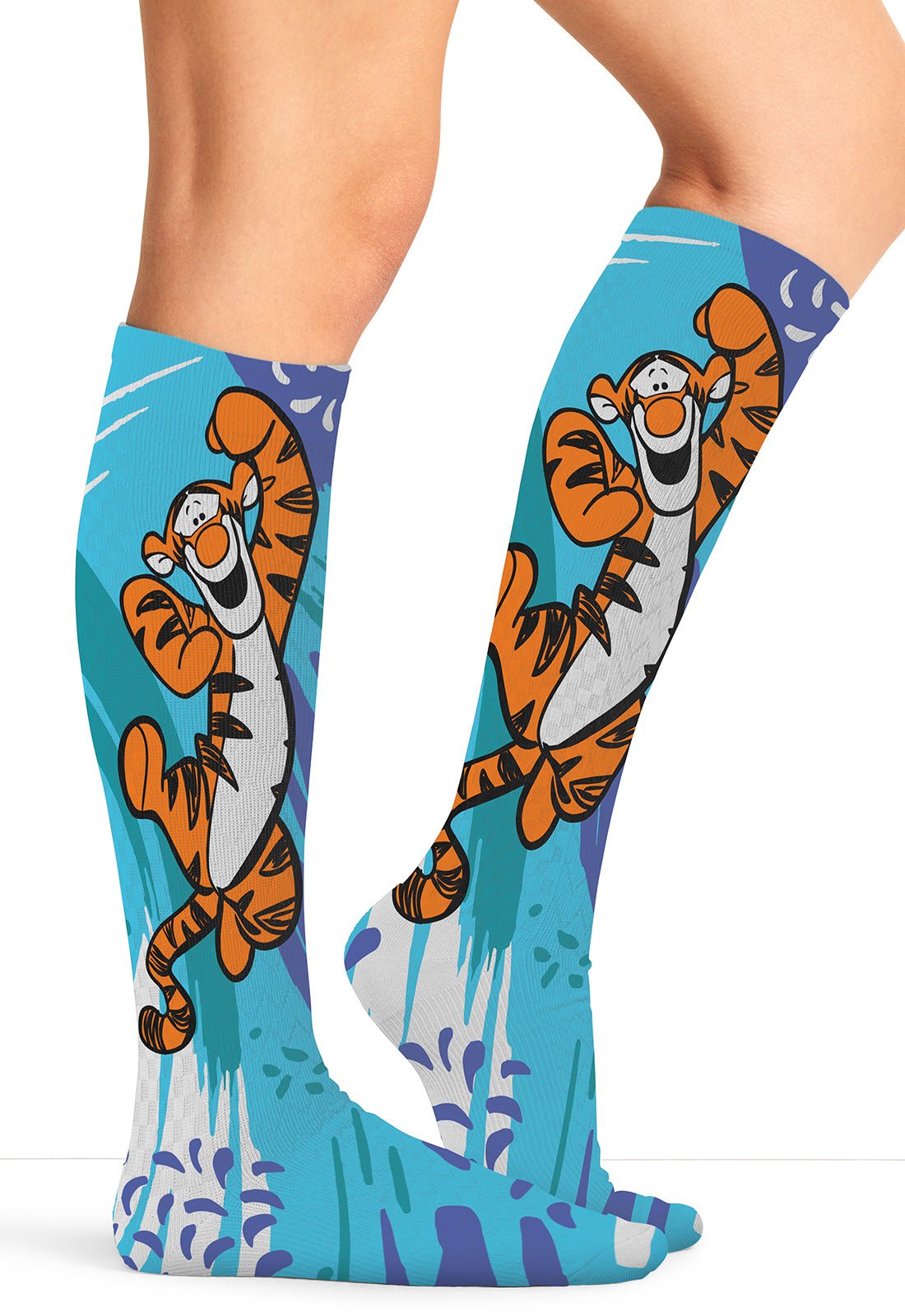 TF TOONS LEGWEAR Women's TPRINTSUPPOR Women's 10-15mmHg Compression Socks