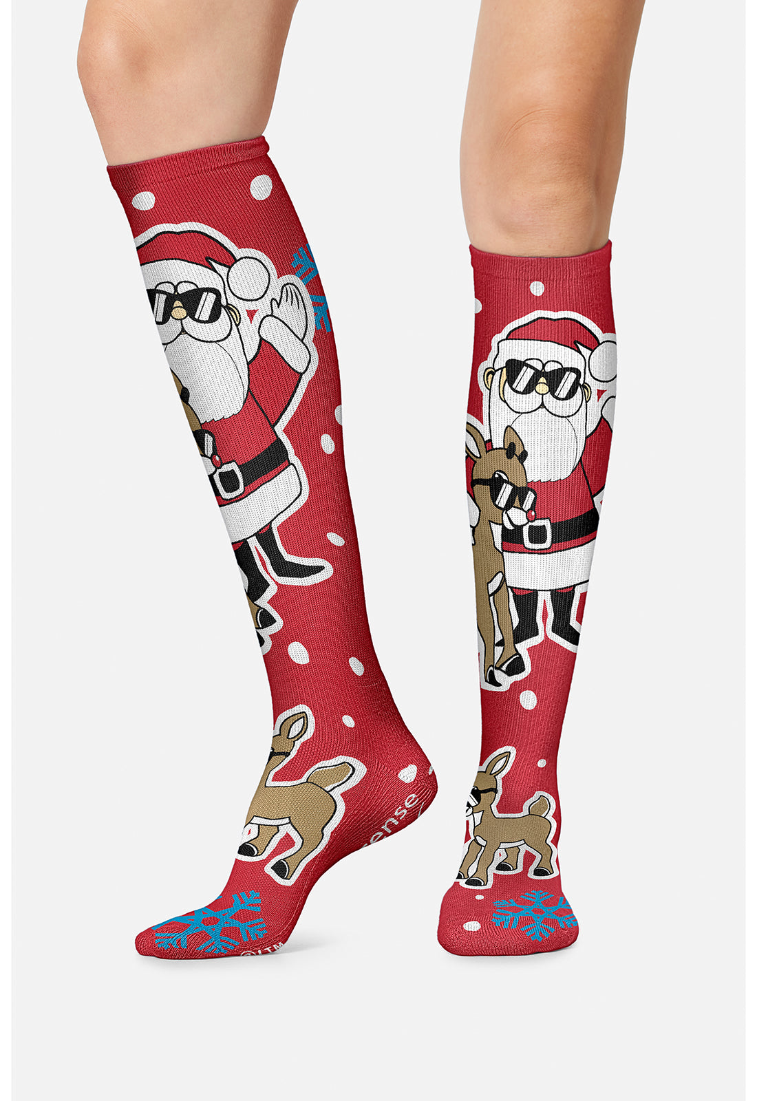 Toons Legwear Women's TPRINTSUPPOR Women's 10-15mmHg Compression Socks