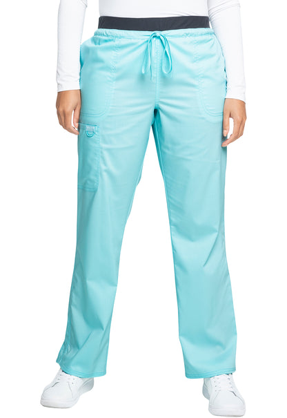 Cherokee WW Revolution Women's WW105 Mid Rise Tapered Leg Drawstring Pant