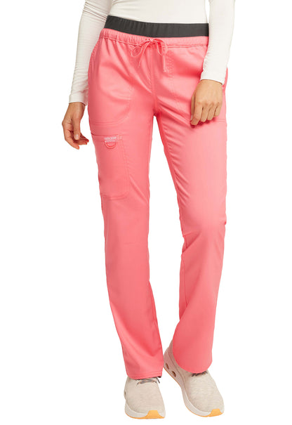 Cherokee WW Revolution Women's WW105 Mid Rise Tapered Leg Drawstring Pant