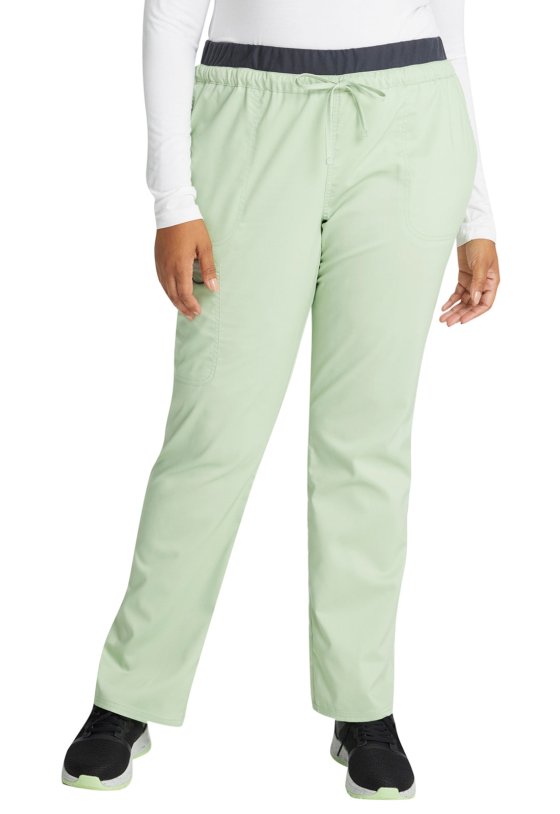 Cherokee WW Revolution Women's WW105 Mid Rise Tapered Leg Drawstring Pant