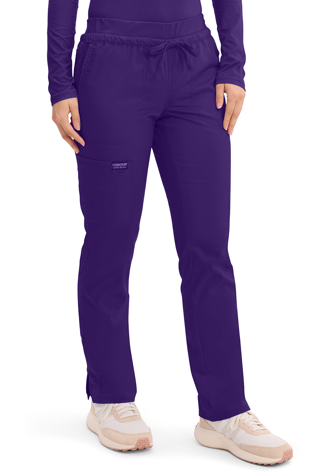 Cherokee WW Revolution Women's WW105 Mid Rise Tapered Leg