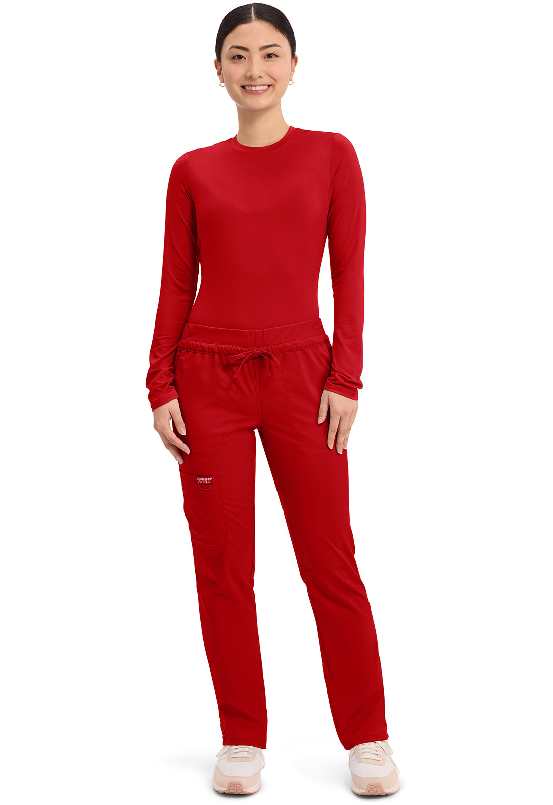 Cherokee WW Revolution Women's WW105 Mid Rise Tapered Leg