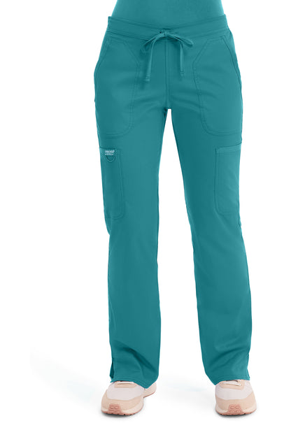 WW Revolution Women's WW120 Mid Rise Moderate Flare Drawstring Pant