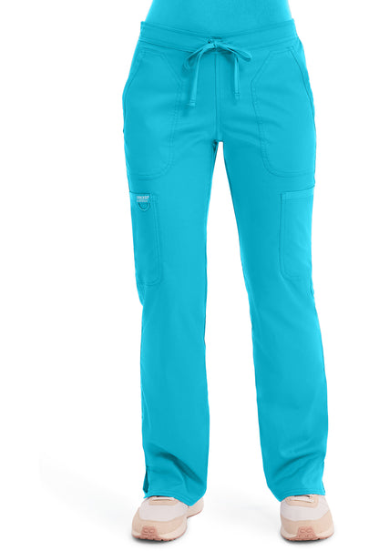 WW Revolution Women's WW120 Mid Rise Moderate Flare Drawstring Pant