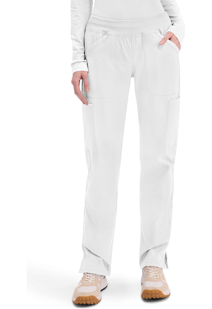 WW Professionals Women's WW170 Mid Rise Straight Leg Pull-on Cargo Pant