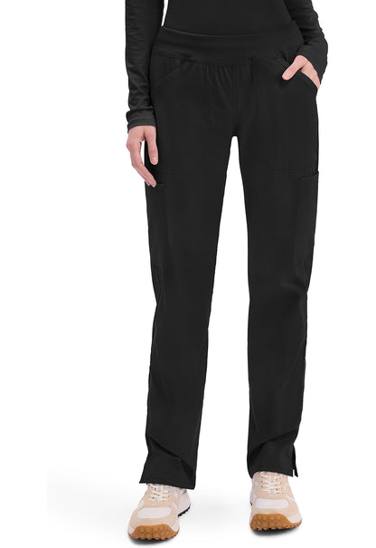 WW Professionals Women's WW170 Mid Rise Straight Leg Pull-on Cargo Pant