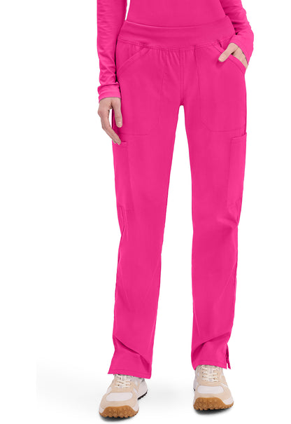 WW Professionals Women's WW170 Mid Rise Straight Leg Pull-on Cargo Pant