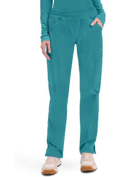 WW Professionals Women's WW170 Mid Rise Straight Leg Pull-on Cargo Pant