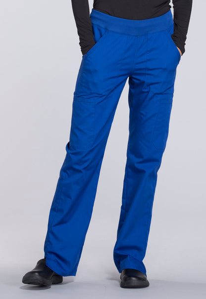 Cherokee WW Originals Women's WW210 Mid Rise Straight Leg Pull-on Cargo Pant