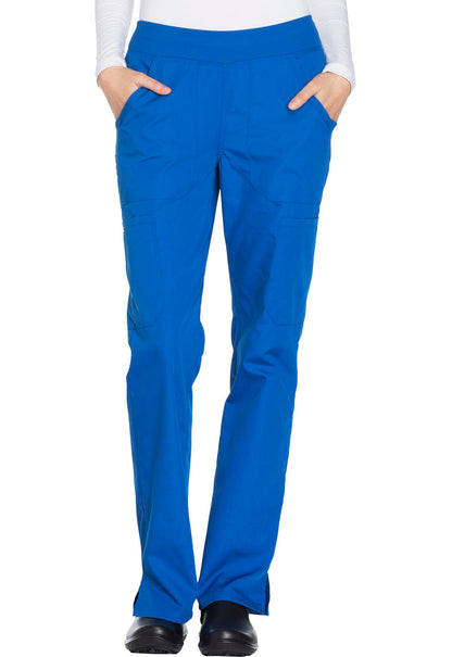 Cherokee WW Originals Women's WW210 Mid Rise Straight Leg Pull-on Cargo Pant