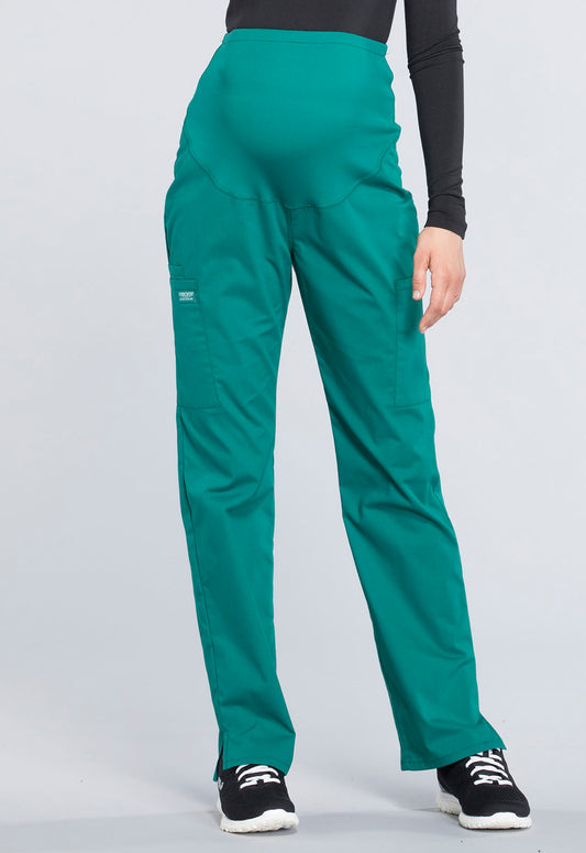 Cherokee WW Professionals Women's WW220 Maternity Straight Leg Pant