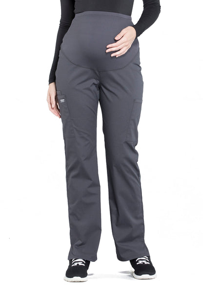 Cherokee WW Professionals Women's WW220 Maternity Straight Leg Pant