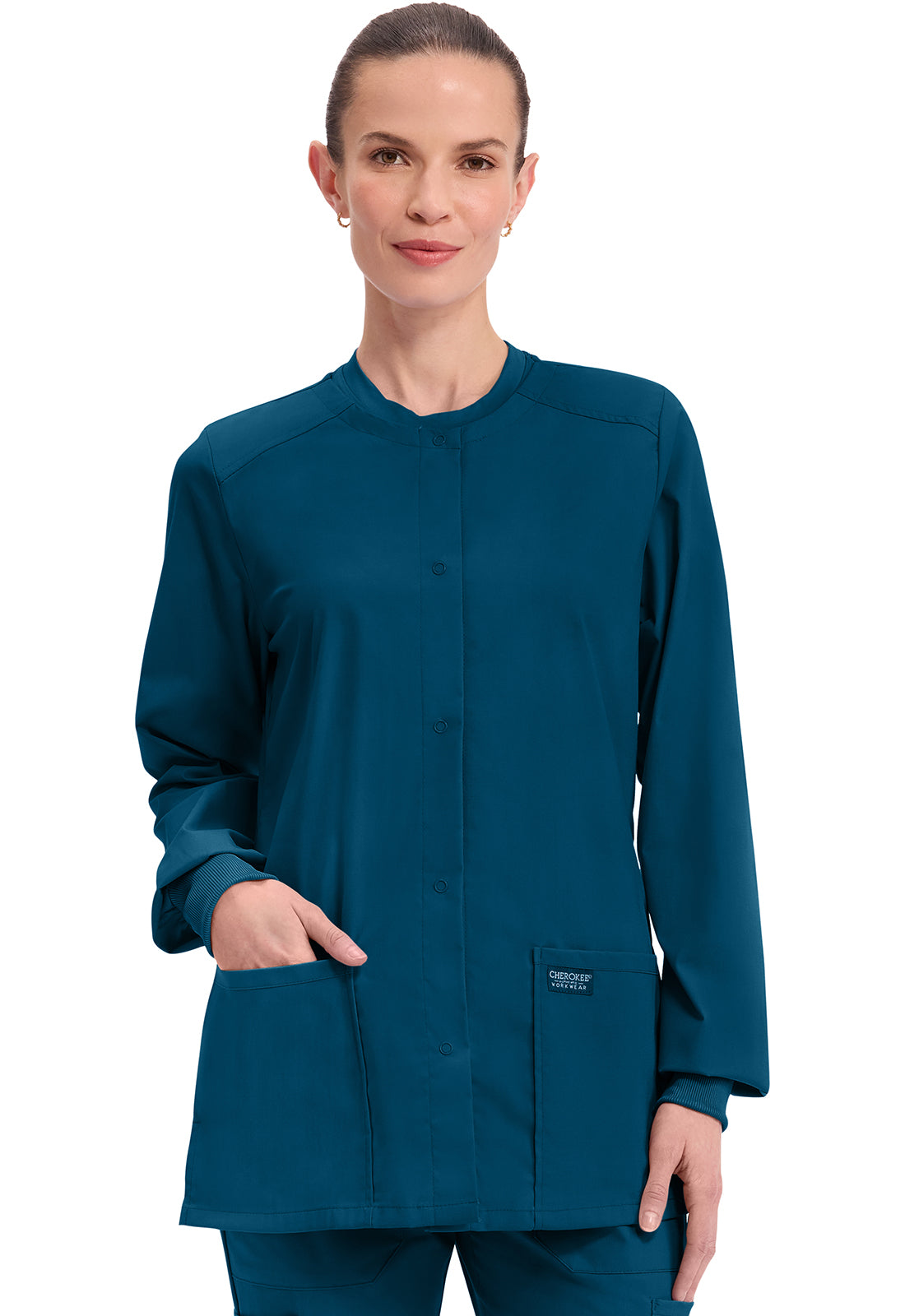 WW Professionals Women's WW340 Snap Front Jacket