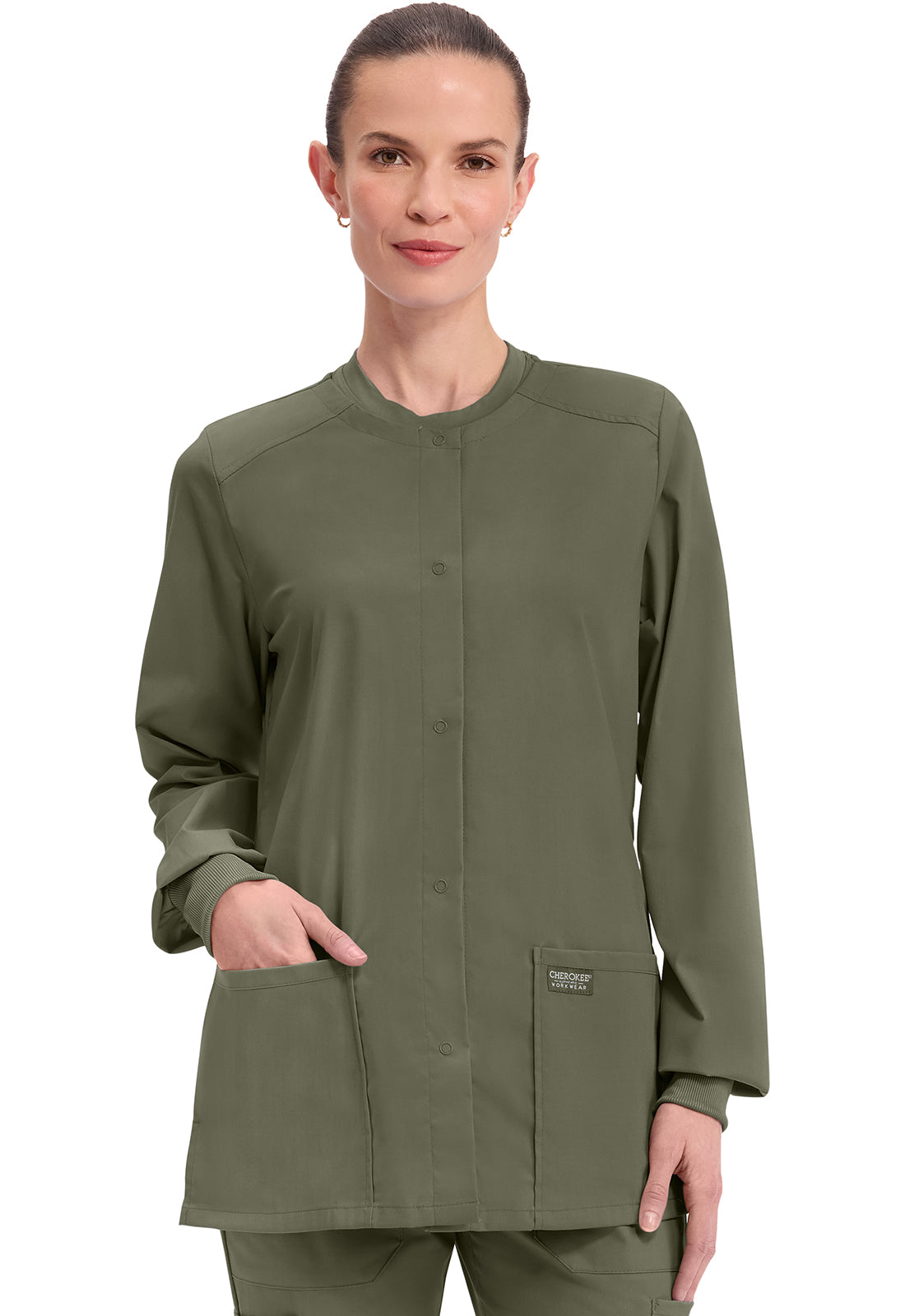 WW Professionals Women's WW340 Snap Front Jacket