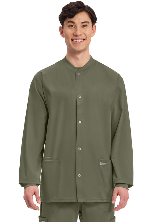 Cherokee WW Professionals Men's WW360 Men's Snap Front Jacket