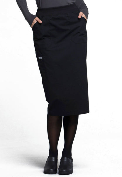 Cherokee WW Professionals Women's WW510 30" Knit Waistband Skirt