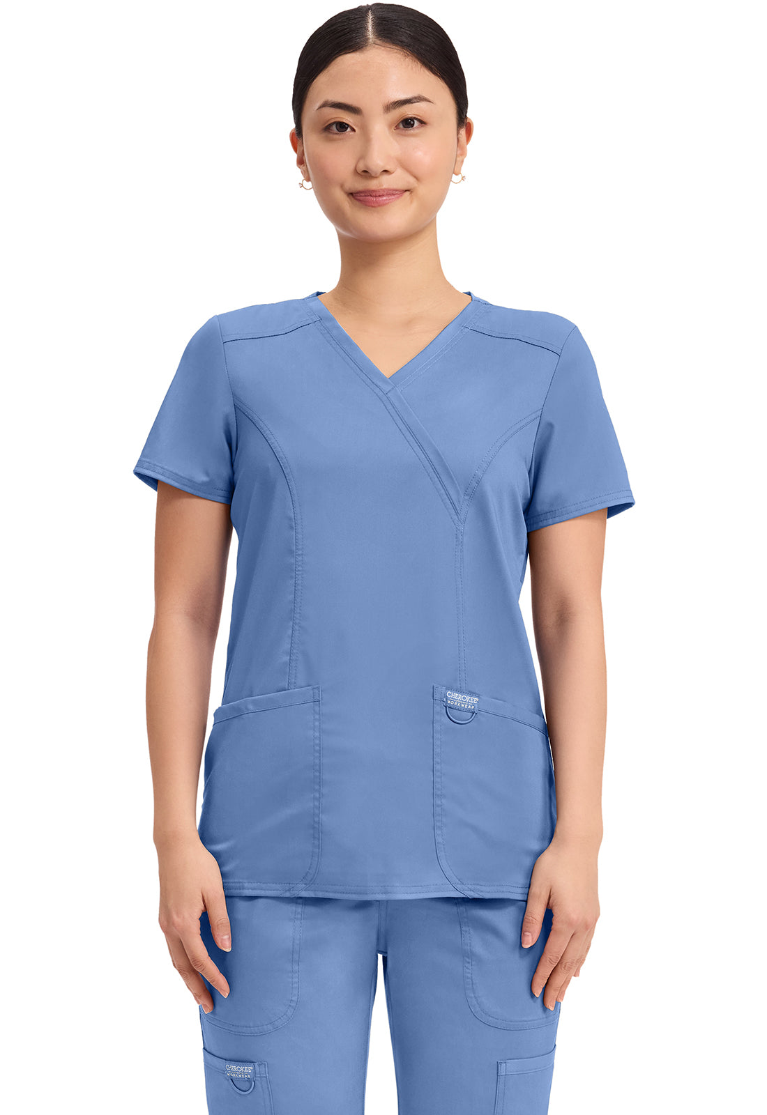 WW Revolution Women's WW610 Mock Wrap Top