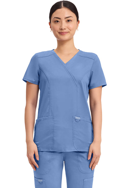 WW Revolution Women's WW610 Mock Wrap Top