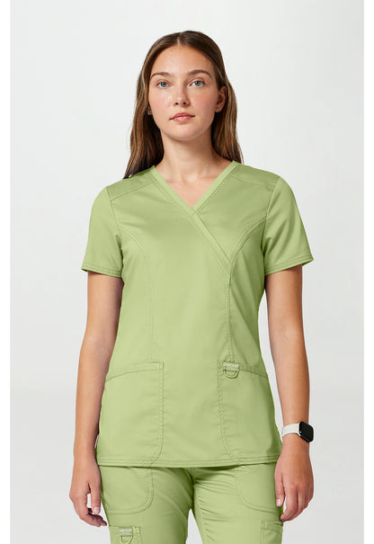 Cherokee WW Revolution Women's WW610 Mock Wrap Top