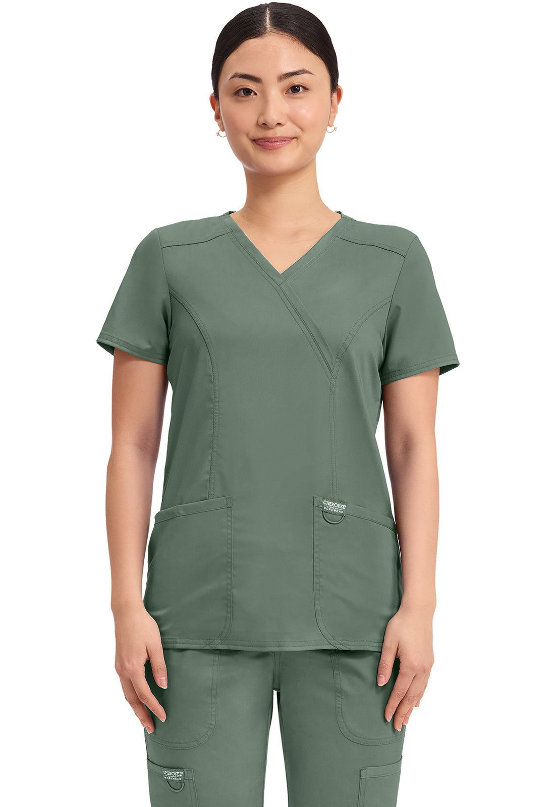 WW Revolution Women's WW610 Mock Wrap Top