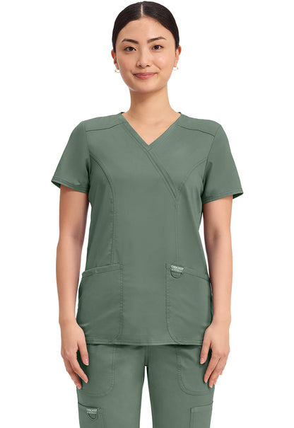 WW Revolution Women's WW610 Mock Wrap Top