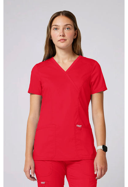 Cherokee WW Revolution Women's WW610 Mock Wrap Top