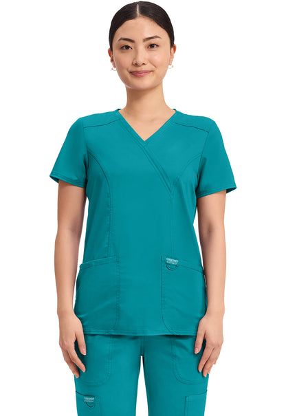 WW Revolution Women's WW610 Mock Wrap Top