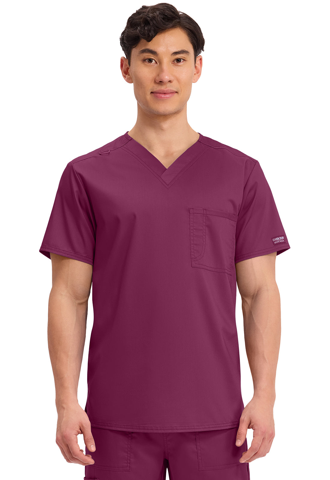 WW Revolution Unisex WW625 Unisex 1 Pocket Tuckable V-Neck Top