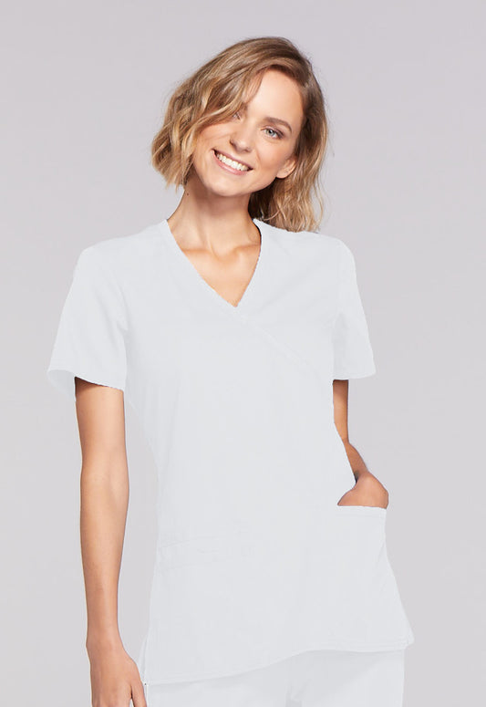 Cherokee WW Originals Women's WW650 Mock Wrap Top