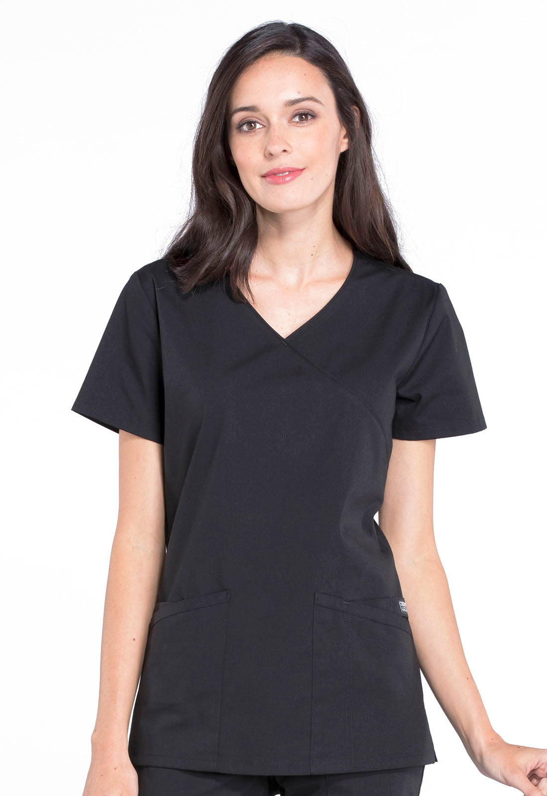 Cherokee WW Professionals Women's WW655 Mock Wrap Top