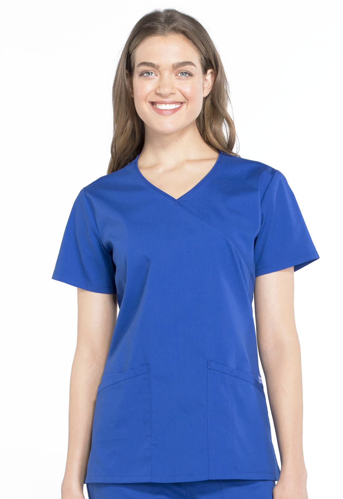 Cherokee WW Professionals Women's WW655 Mock Wrap Top