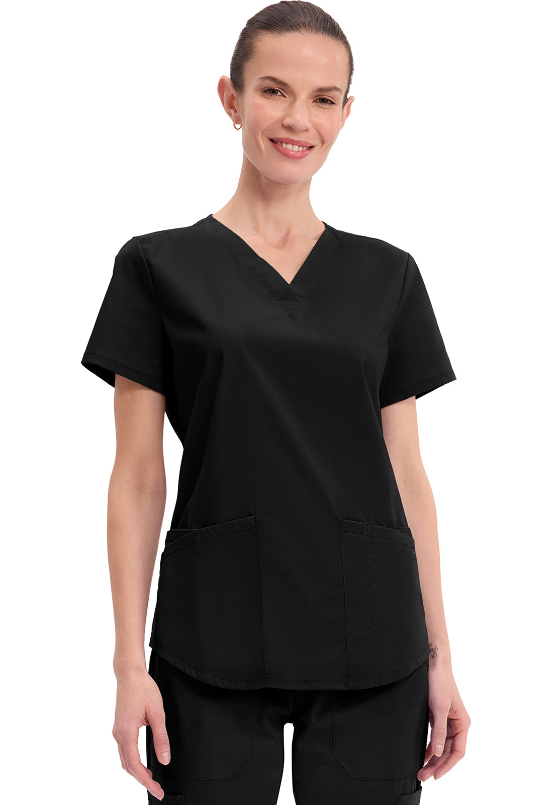 WW Professionals Women's WW665 V-Neck Top