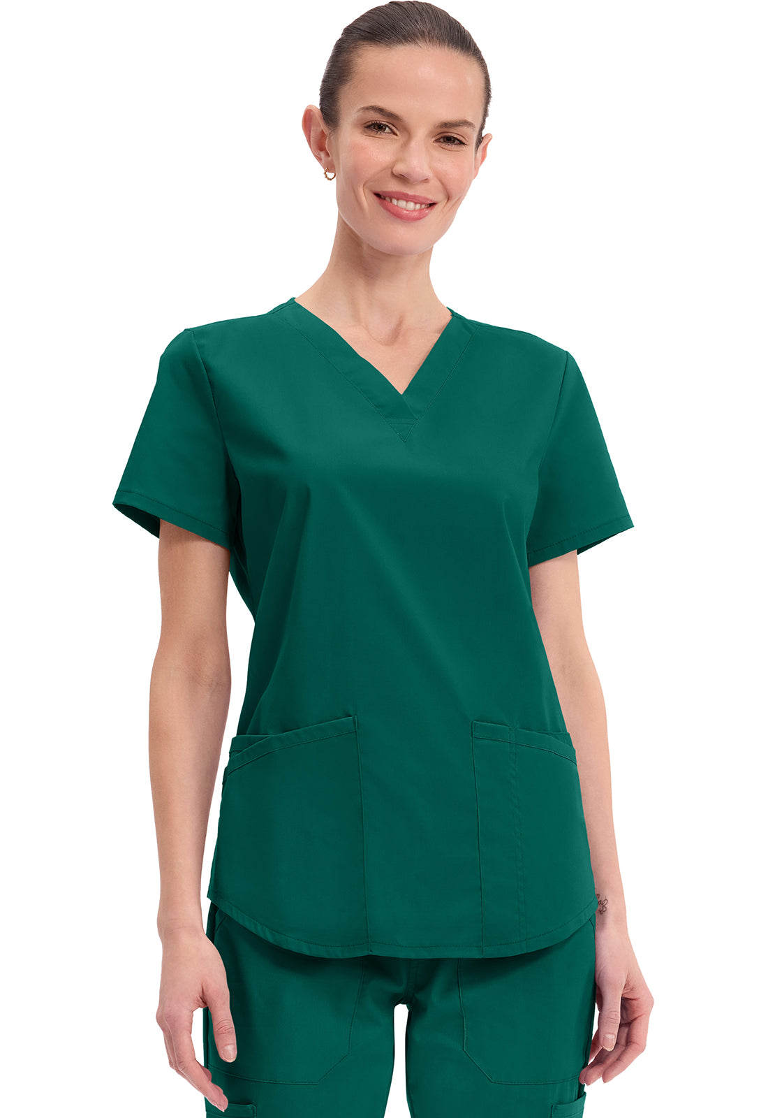 WW Professionals Women's WW665 V-Neck Top