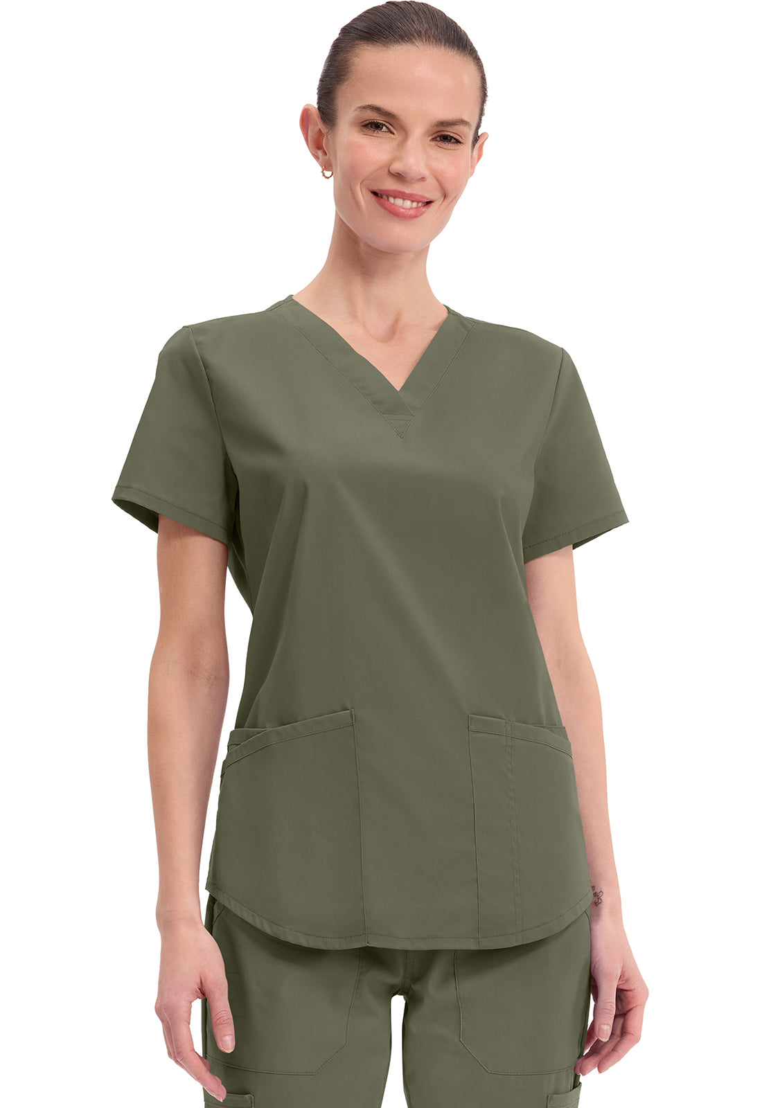 WW Professionals Women's WW665 V-Neck Top