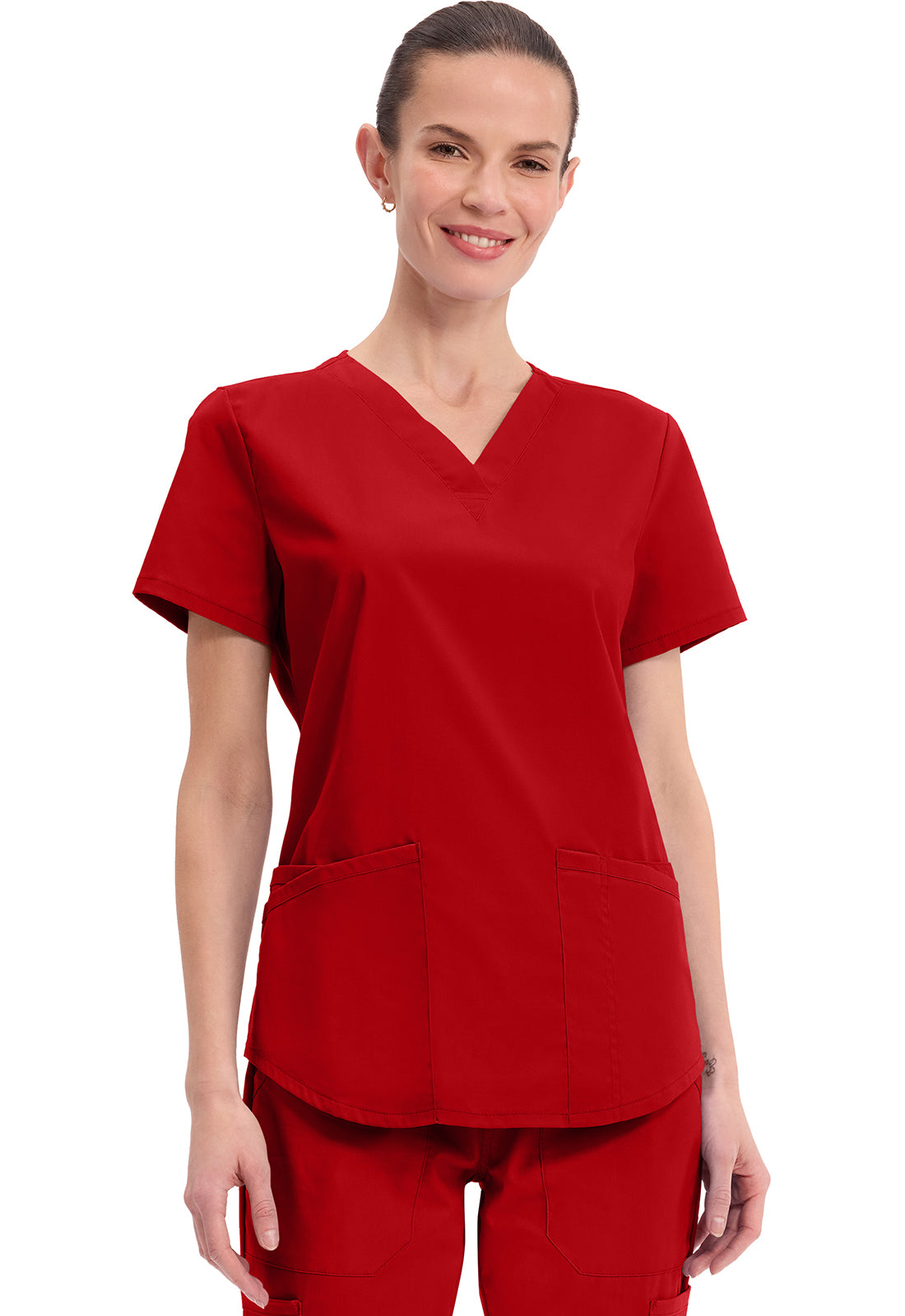 WW Professionals Women's WW665 V-Neck Top
