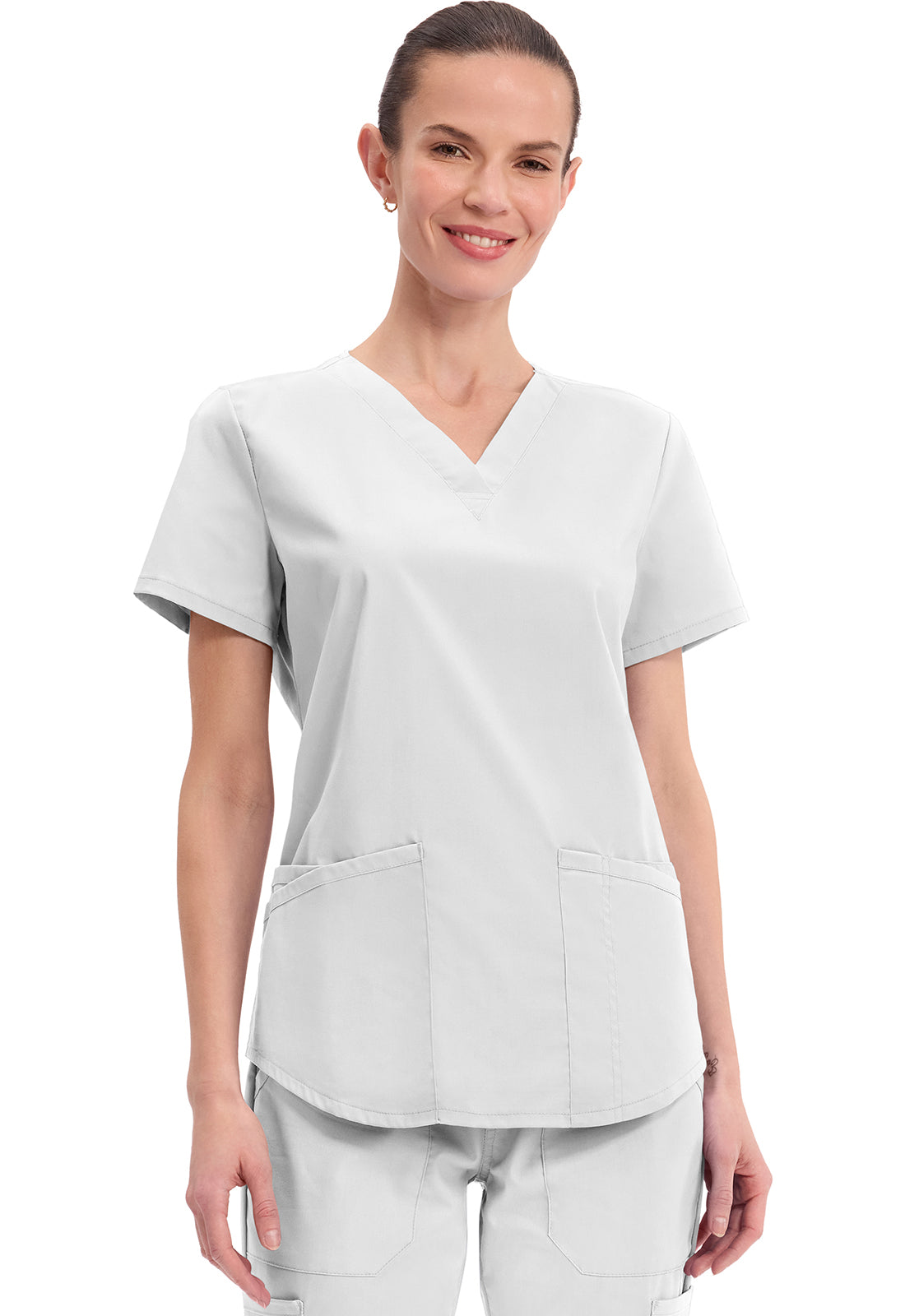 WW Professionals Women's WW665 V-Neck Top
