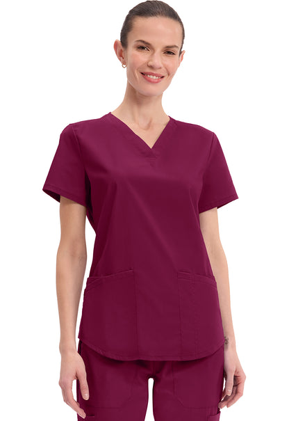 WW Professionals Women's WW665 V-Neck Top