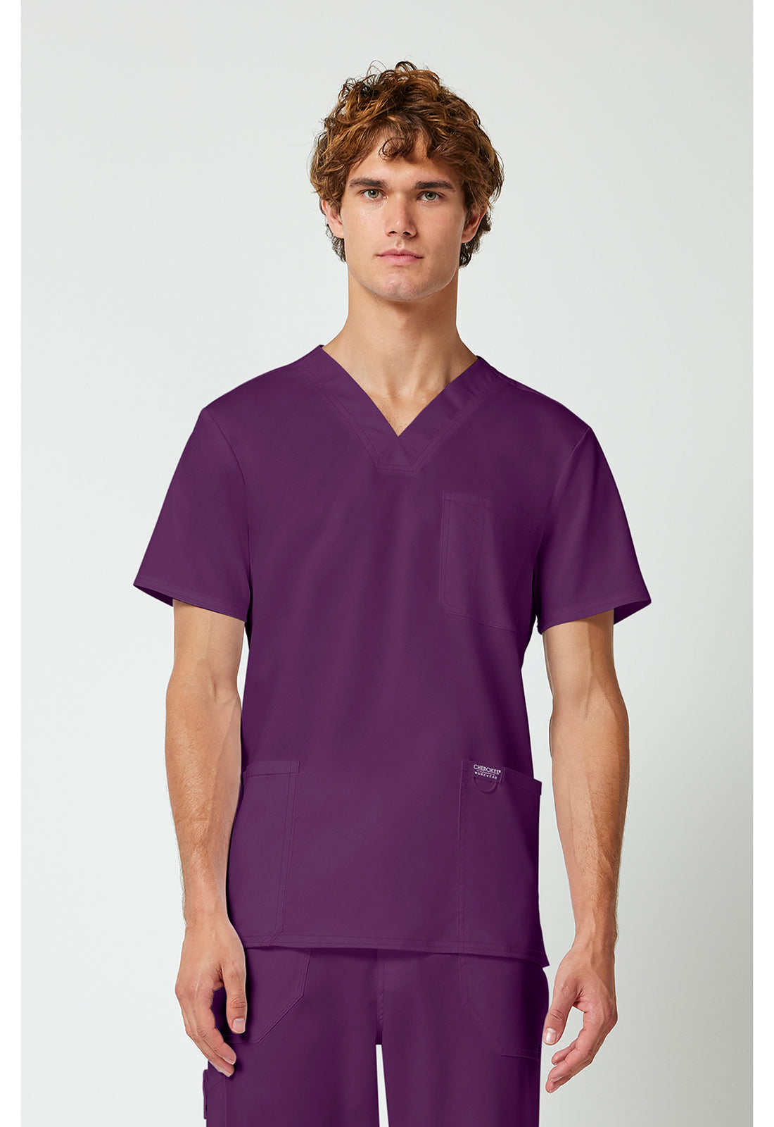 Cherokee WW Revolution Men's WW670 Men's V-Neck Top