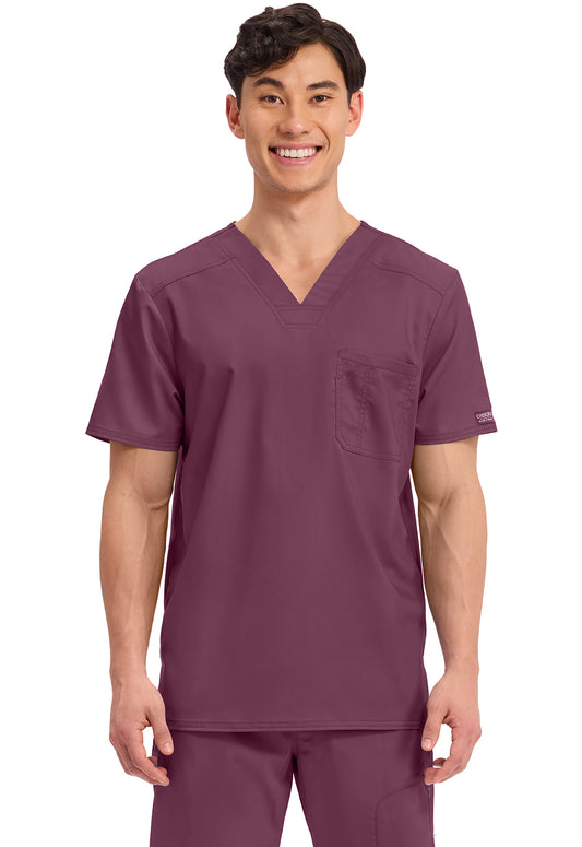 Cherokee WW Revolution Men's WW690 Men's Tuckable V-Neck Top