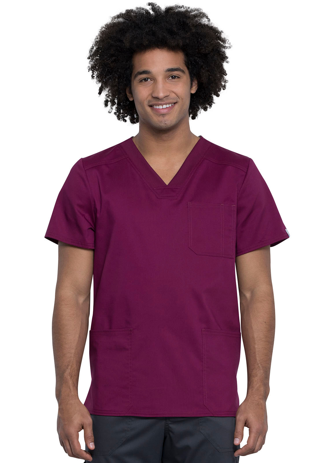Cherokee WW Rev Tech Men's WW760AB Men's V-Neck Top