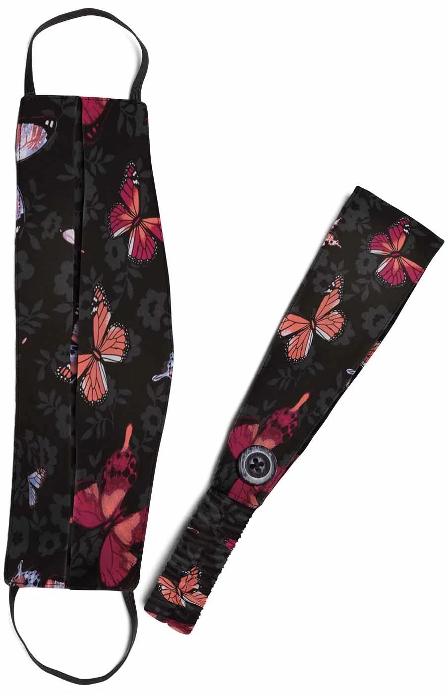 koi Basics Women's A162 Fashion Mask + Headband Set