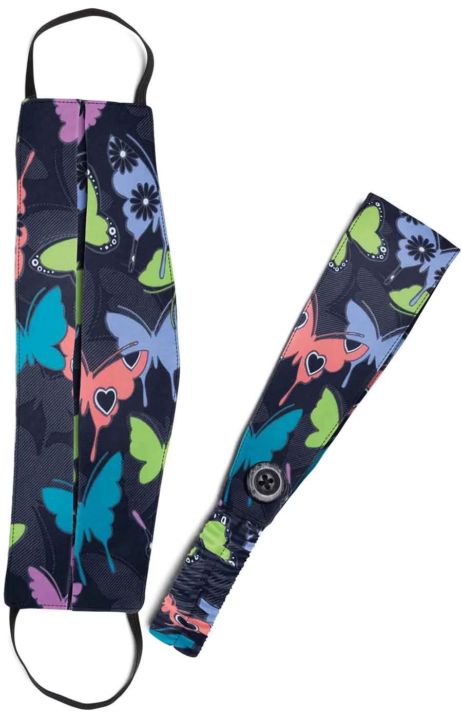 koi Basics Women's A162 Fashion Mask + Headband Set