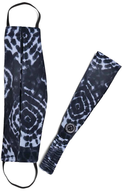koi Basics Women's A162 Fashion Mask + Headband Set