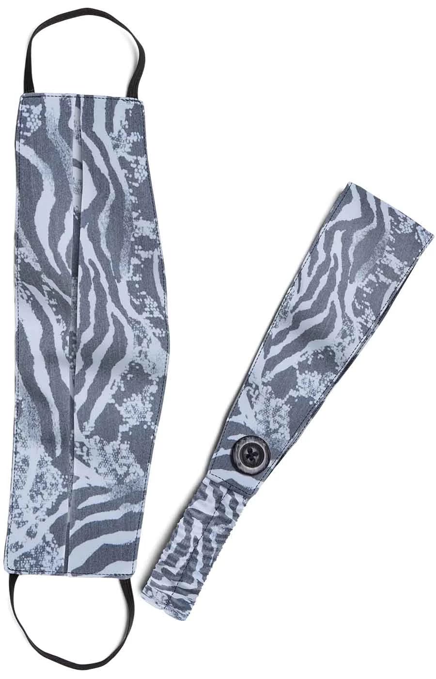koi Basics Women's A162 Fashion Mask + Headband Set