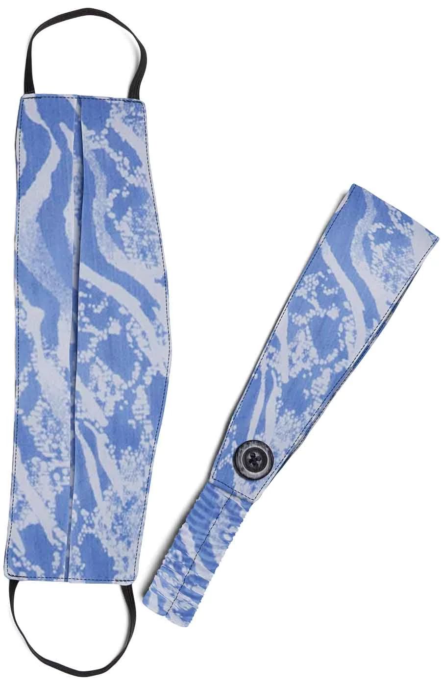 koi Basics Women's A162 Fashion Mask + Headband Set