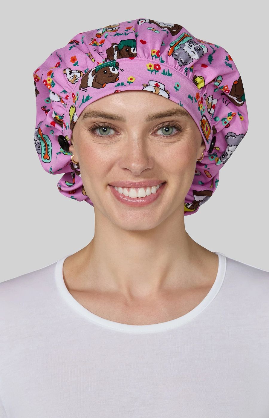 koi Essentials Unisex A174PR Bouffant Scrub Cap